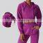 Full Zip Up Crop Tops Women'S Hoodies New Arrival Fleece Drawstring Tight Pullovers 50cotton 22polyester