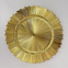 13 inches Gold Charger Plates Plastic Modern Charger Plates for Wedding Event Decoration
