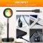Hot Sale Sunset Lamp Projection 16 Colors Photographic Rainbow App Music Rhythm Led Night Light Projetior Sunset Lamp
