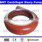 Abrasion resistant centrifugal slurry pump wet parts