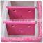 Pink unique crocodile leather jewelry box lock hardware wholesale