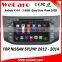 Wecaro WC-NU8053 Android 4.4.4 car dvd player touch screen for nissan sylphy navigation system android A9 cpu 2012 2013 2014