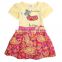 2014 Latest Summer Kids Clothes Exquisite Girl Embroidered Dress