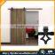 Black colour steel sliding wardrobe wooden door roller system                        
                                                Quality Choice