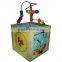 new product wholesale kids play cube toys OEM wooden box bead in good quality EZ3027