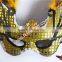 Gold Feather Mask Big Side Cock Feather Mask And Carnival Mask For Cheap Wedding Decorations