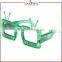 Laura Fairy Wenzhou Cute Kid'S Crazy Party Funny Green TV Shaped LED Sunglasses