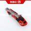 Manufacture Easy Cut 18mm Utility Knife With Safety Cutter Knife