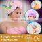 sprinkled donut square hair towel hair drying cap factory price