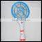 HXP hot sale good quality Multifunctional rechargeable mosquito racket supplier electric swatter with 7 LED light torch