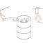Static Grounding Assembly for Drums