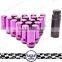 7 Color Available 20 pcs Wheel Nut Lock Hyper Steel Lug Nuts Size M12x1.5