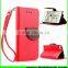 Hot Selling Leaf Clasp PU Leather Case for iphone 6 Stand Case Card Holder Wallet Case