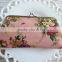 Canvas Floral Clutch Purse