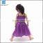 purple girls princess Dress Costume for American carnival party