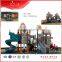 commercial outdoor playground with rubber mats