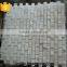 White thamoss white marble mosaic tile natural split finising