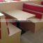 double restaurant booth/booth seating/restaurant furniture                        
                                                Quality Choice