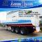 42cbm stainless steel fuel tanker trailer for sale, carbon steel oil tank semi trailer, aluminium alloy fuel tank trailer