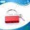 Hot Sell 2016 new style high quality square love lock with key