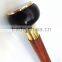 Brass & wooden ware designer black color compass handle walking stick wk1113