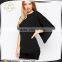 Hot Sale lady blouse short sleeve kimono Black blouse 2015