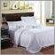 Hot Sale White Feather Jacquard Hotel Bed Sheet/ Cotton Hotel Duvet Covers