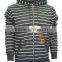 yarn dye strips fleece CVC jacket hot sale in trend