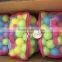 100pcs Wholesale Ocean Plastic Soft Play Balls With Mesh Bag For Kids