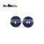 15mm(24L) Fashion Character Buttons Blue Nylon 4 Holes Sewing Craft DIY Accessories For Bag Garment #FLN008-15(Blue)