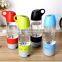 portable sport water bottle with bluetooth speaker and compass