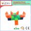 Form recognition in 2D&3D VERYMAG Pre-school Learning safe magnetic construction 3d magnetic building toy
