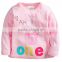 2016 European and American design kid long sleeves numbers t-shirt children autumn clothes