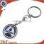 custom design metal shopping cart euro promotional trolley coin keychain                        
                                                Quality Choice