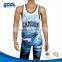Wholesale Fashion Club New Sublimated Camo Wrestling Singlets for Men