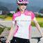 Top quality blank sublimation jerseys and bike wear cycling or sport suit women with low prices accept OEM servise
