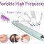 Portable High Frequency Skin Care Acne Violet Ray Facial With 4 Electrode Wands