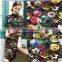 Supply rayon digital printed fabric soccer pattern design