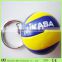 small sport balls shape pvc 3d keychains/wholesale lifelike sport ball 3d keychains/OEM plastic keychain China manufacturer