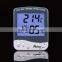 Max/min calendar alarm clock digital thermometer with hygrometer (S-WS802L)