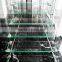 Indoor glass stringer Straight Stairs with side laminated glass steps