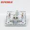 86*86 European standard 1Gang 2Way wall switch with led indicator light lamp neon
