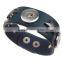 Hot selling Interchangeable Snap Button Bracelet, Fashion Snap Charm Bracelet,Adjustable Snap Button Jewelry