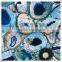 Natural polished agate stone slab natural Agate Stone/ Blue Agate Tile for home beautiful decoration