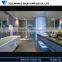 High-end white hotel wash basin with led light