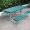 Durable galvanized & powder coated steel picnic table and bench,wholesale picnic table Guangzhou manufacturer