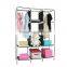 folding plastic pole system diy walk in wardrobe