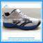 Navy and White Cricket Shoes Mesh Upper Action Sporty Cricket Shoes Anti Slip