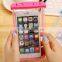 Fluorescent design Waterproof Case,Touchscreen Transparent Waterproof Phone Case Bag