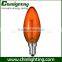 Standard Torpedo Blunt Candelabra c35 led christmas filament candle lights c35t lamps 4w e14 candle filament